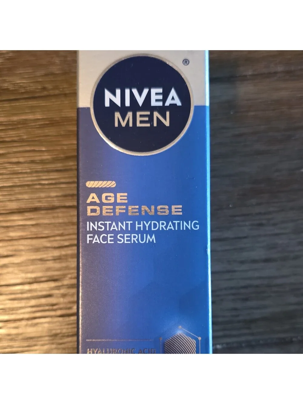 NIVEA MEN Age Defense Face Serum Hydration & Wrinkles Hyaluronic Acid